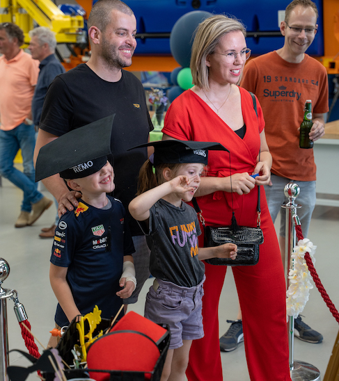 Een geslaagde diplomering